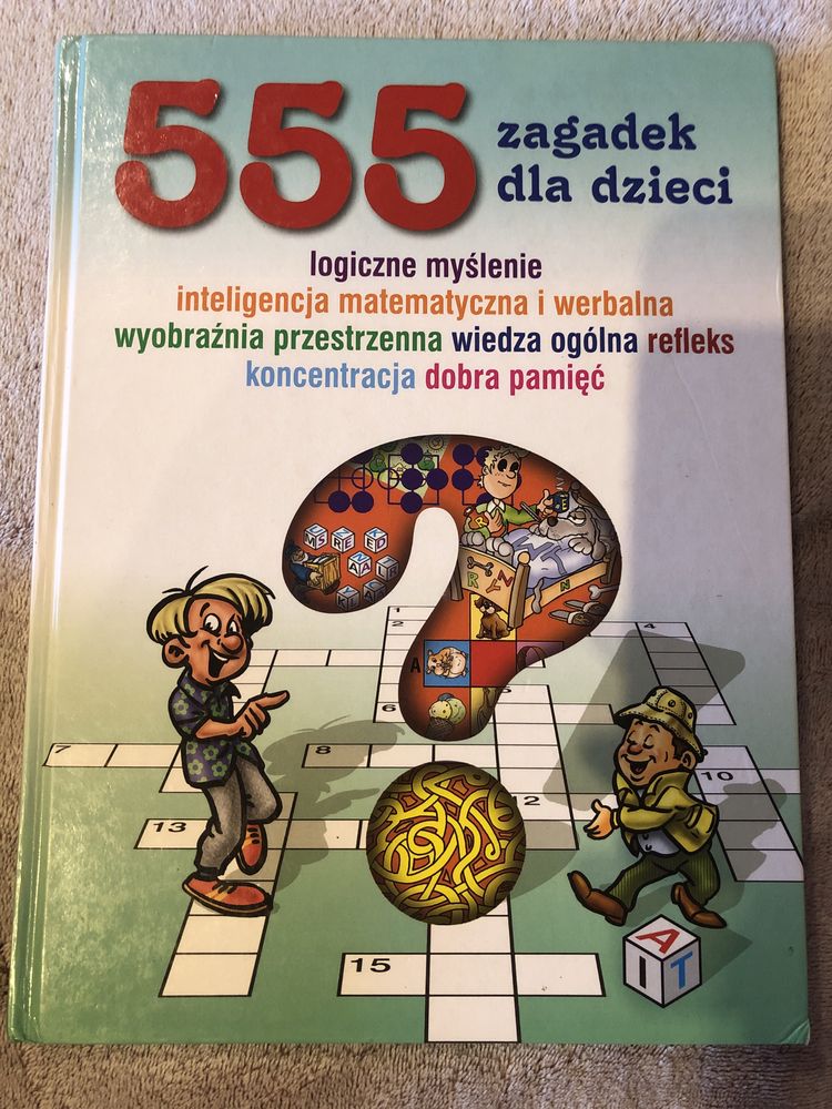 książka „555 zagadek dla dzieci”