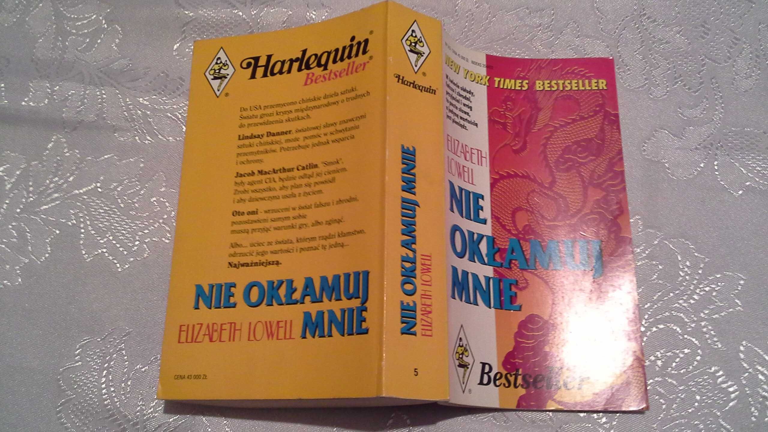 Nie okłamuj mnie - Elizabeth Lowell. Nowe