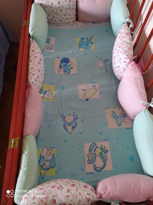 Балдахин+держатель+бортики, защита в кроватку