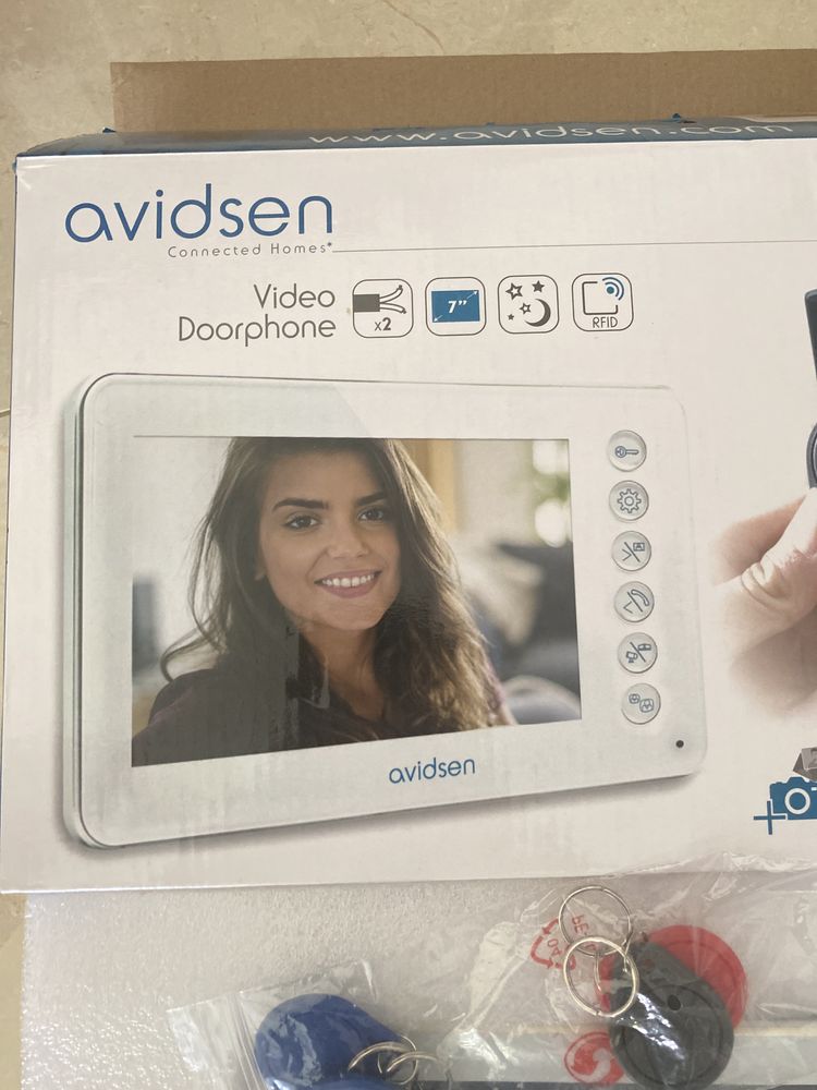 Vídeo porteiro a cores com sensor - Avidsen