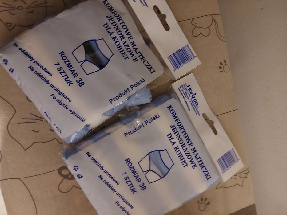 Majtki jednorazowe poporodowe, 11szt, połóg