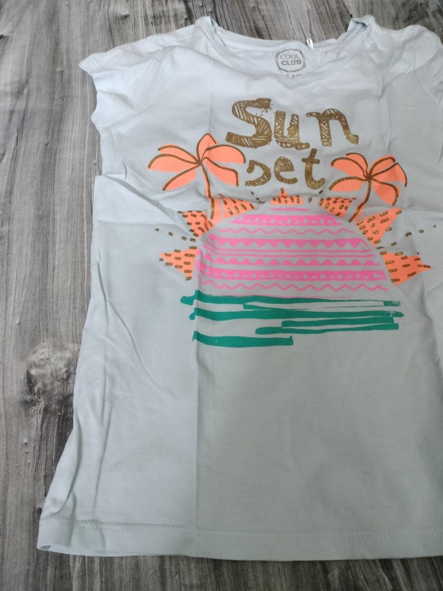 T-shirt dziewczęcy z nadrukiem