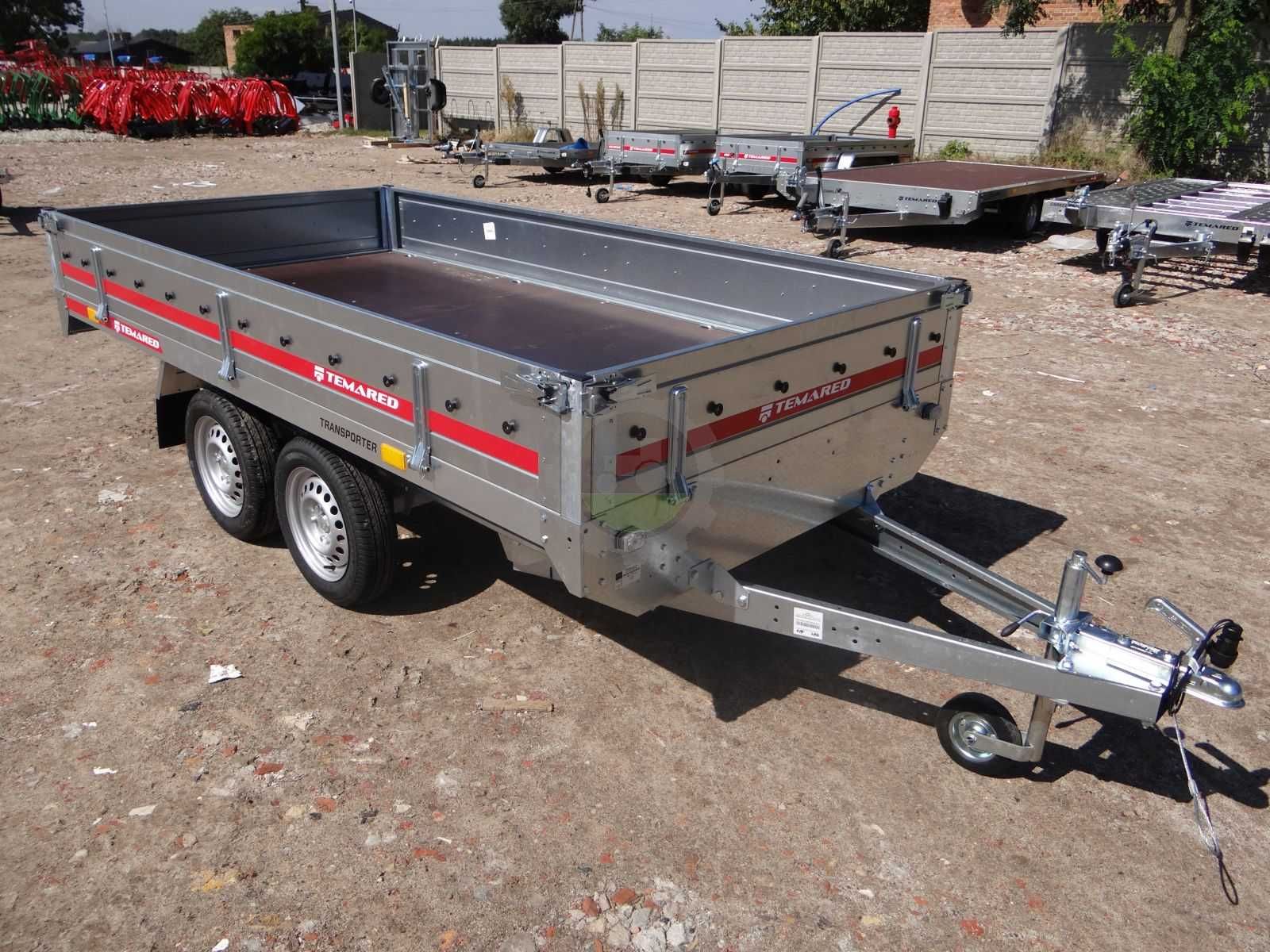 Nowa przyczepka 304 x 151 cm - TEMARED TRANSPORTER 3015/2 - Dostawa