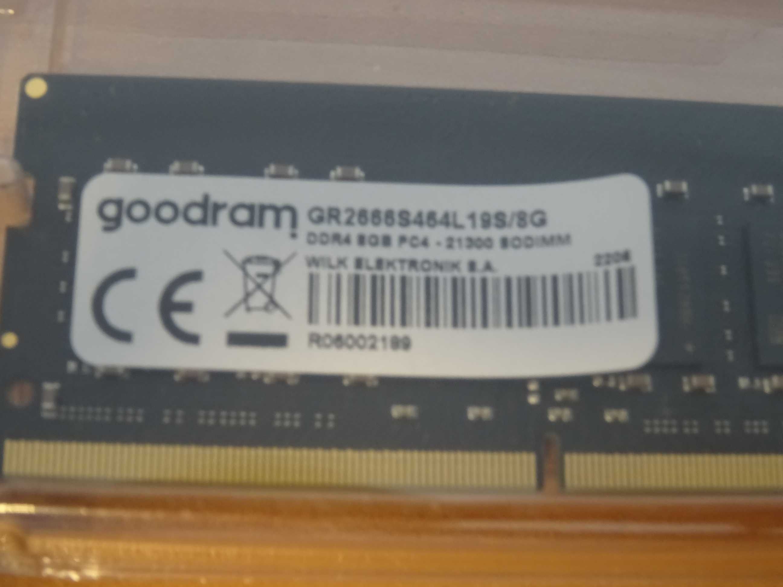 8gb Memória RAM DDR4 para portátil