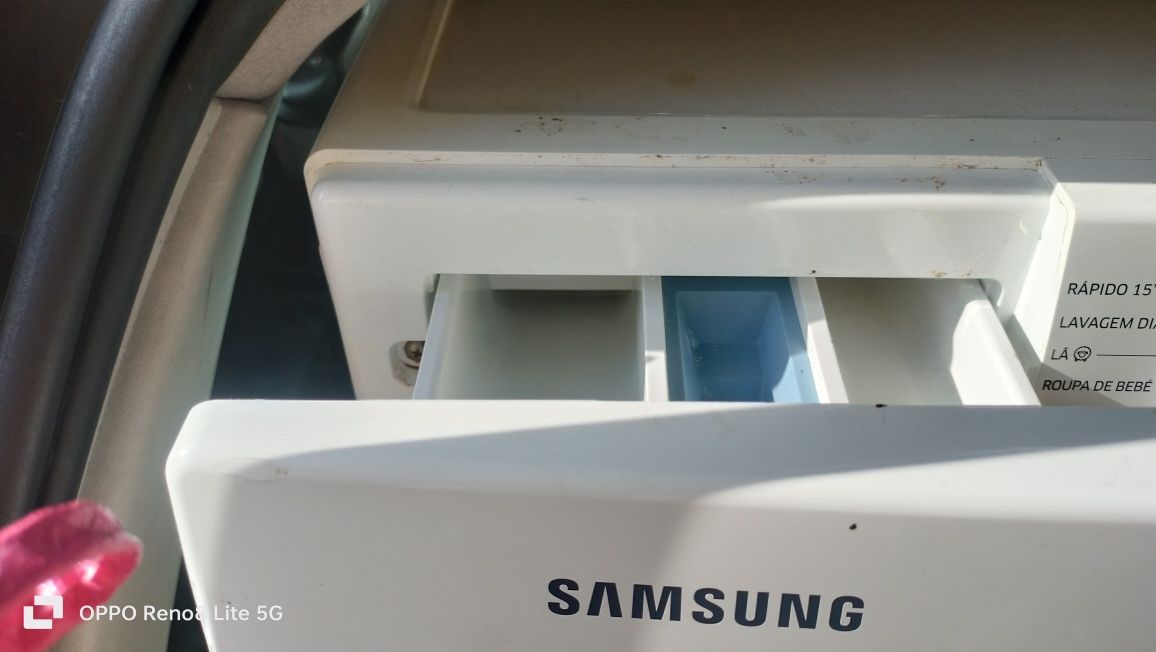 Máquina de lavar roupa Samsung eco bubble 9kg  1400rpm motor inverter