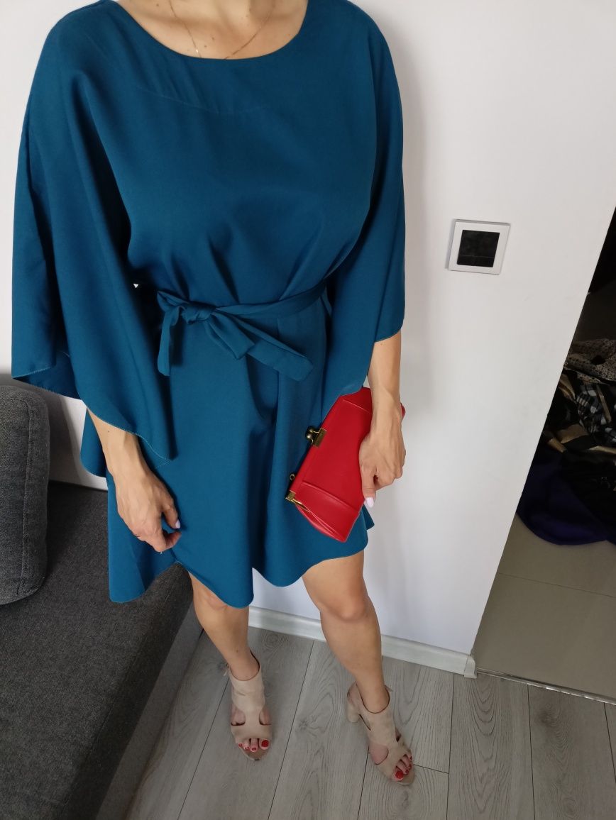 Sukienka elegancka kimono nowa włoska willy z