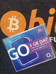 O2 Czeska +420 Karta SIM bez rejestracji 50Kč 3GB UE