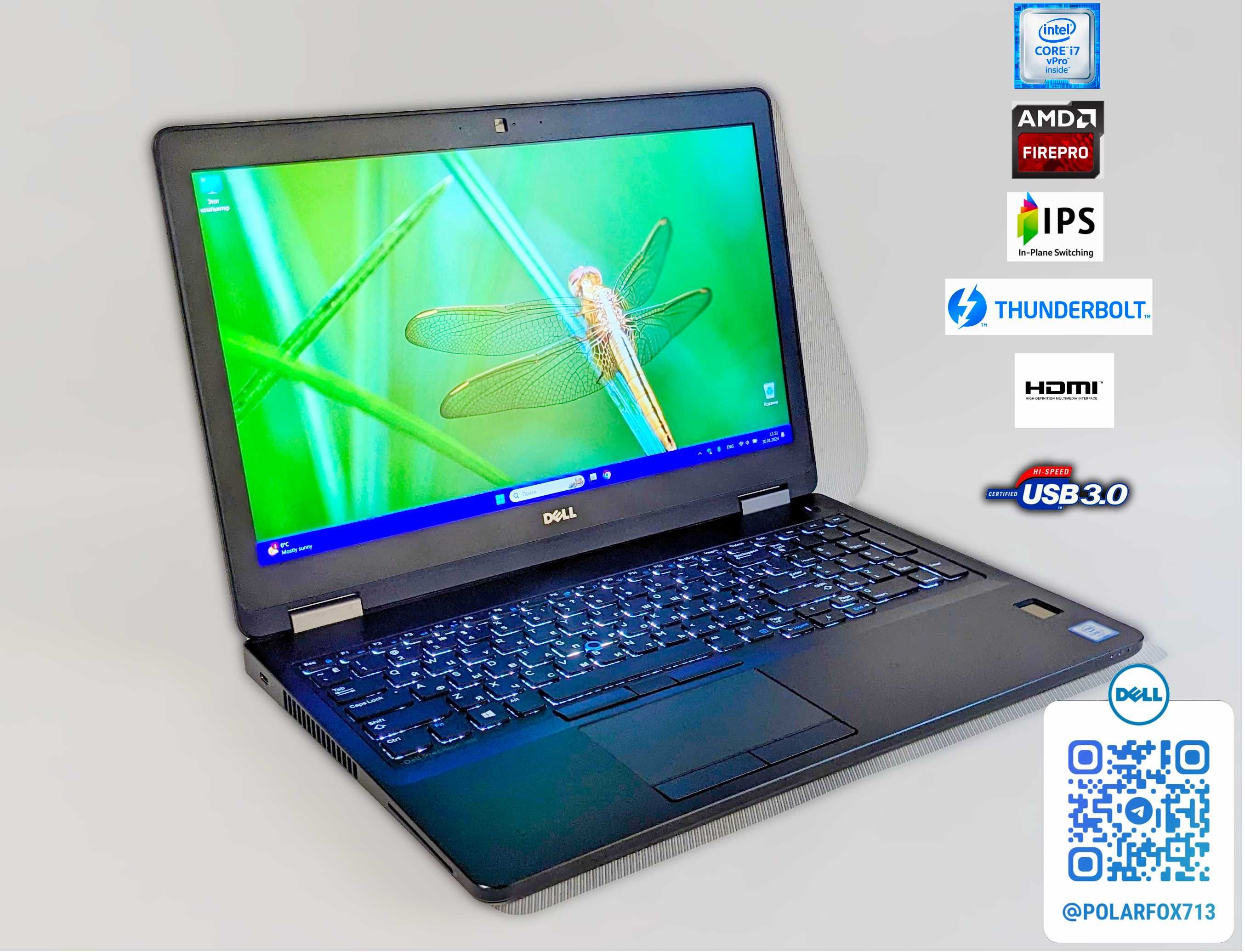 Dell Precision 3510 i7/4xC/3.5GHz/FHD_IPS/16GB/512G_SSD/AMD_2GB/TBD/We