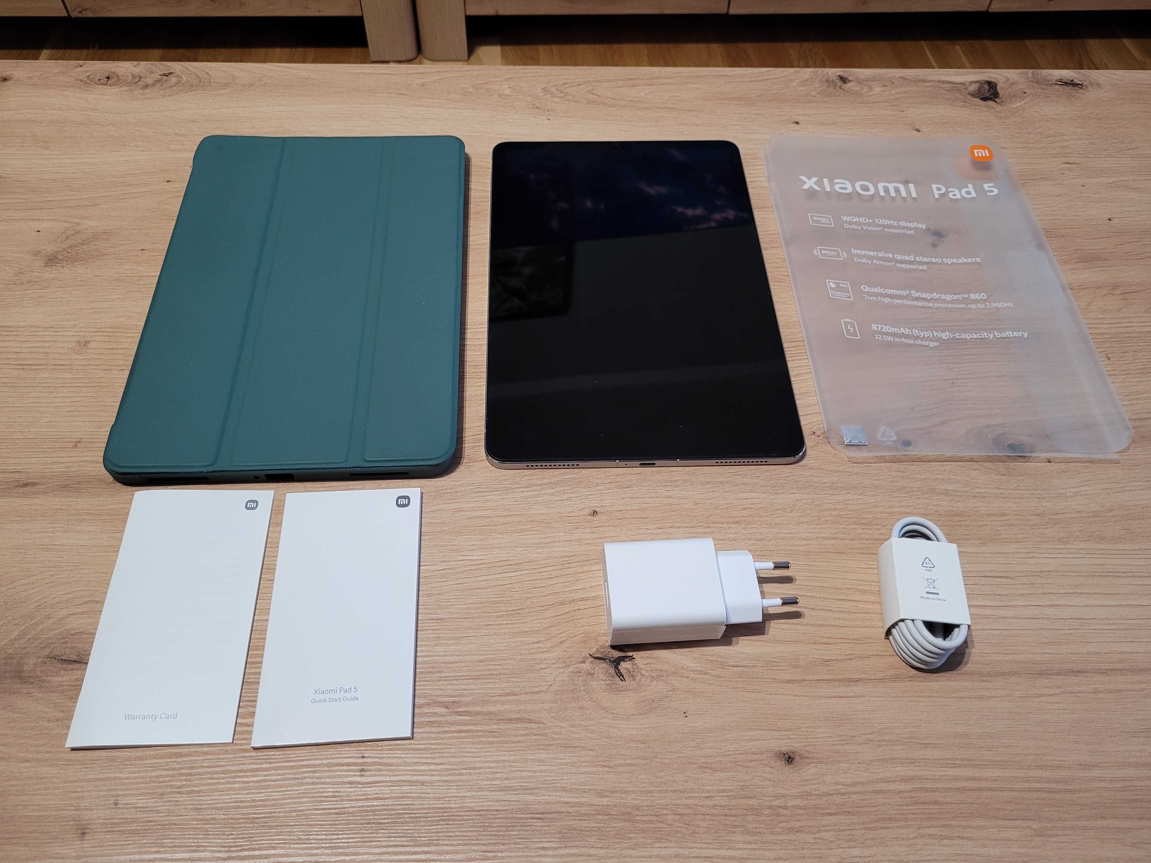 Tablet Xiaomi Pad 5 6/128 biały + etui