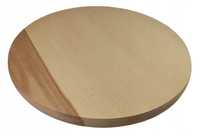 Deska do krojenia drewniana okrągła 22 cm