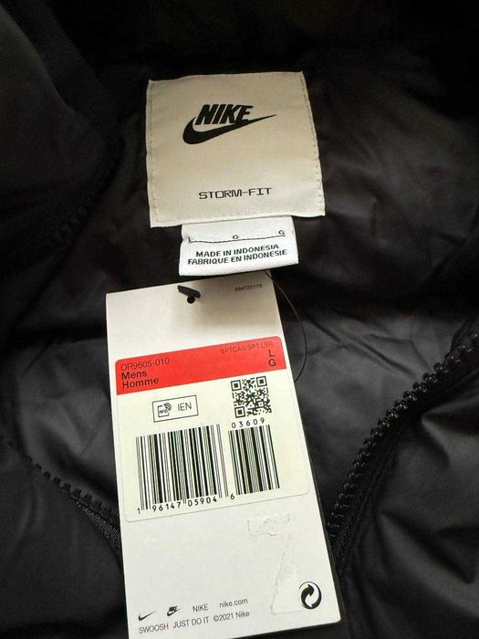 ОРИГІНАЛ! Пуховик Nike Sf Wr Pl-Fld Hd Jkt S M L XL XXL | DR9605-010