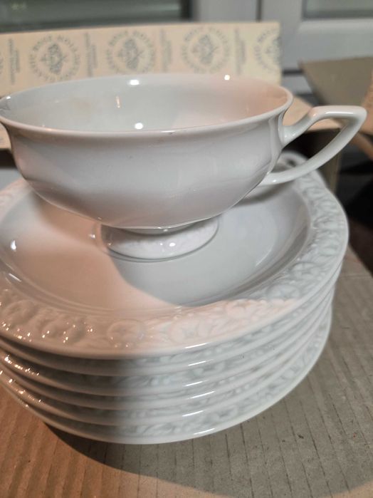 Rosenthal Biała Maria filiżanki 6szt.