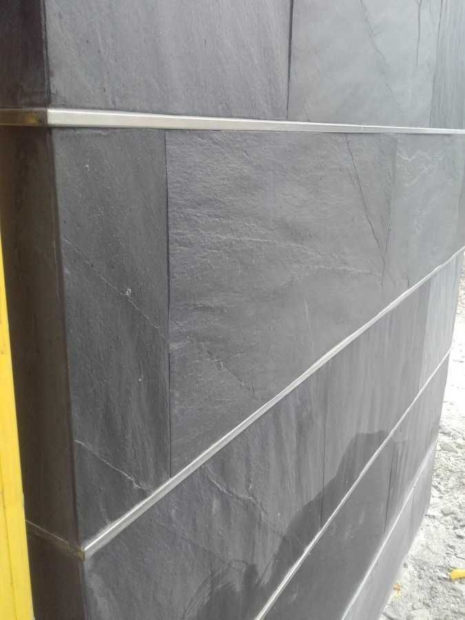 Płytka z kamienia naturalnego łupek Black State 30x60x1 cm, nowe!