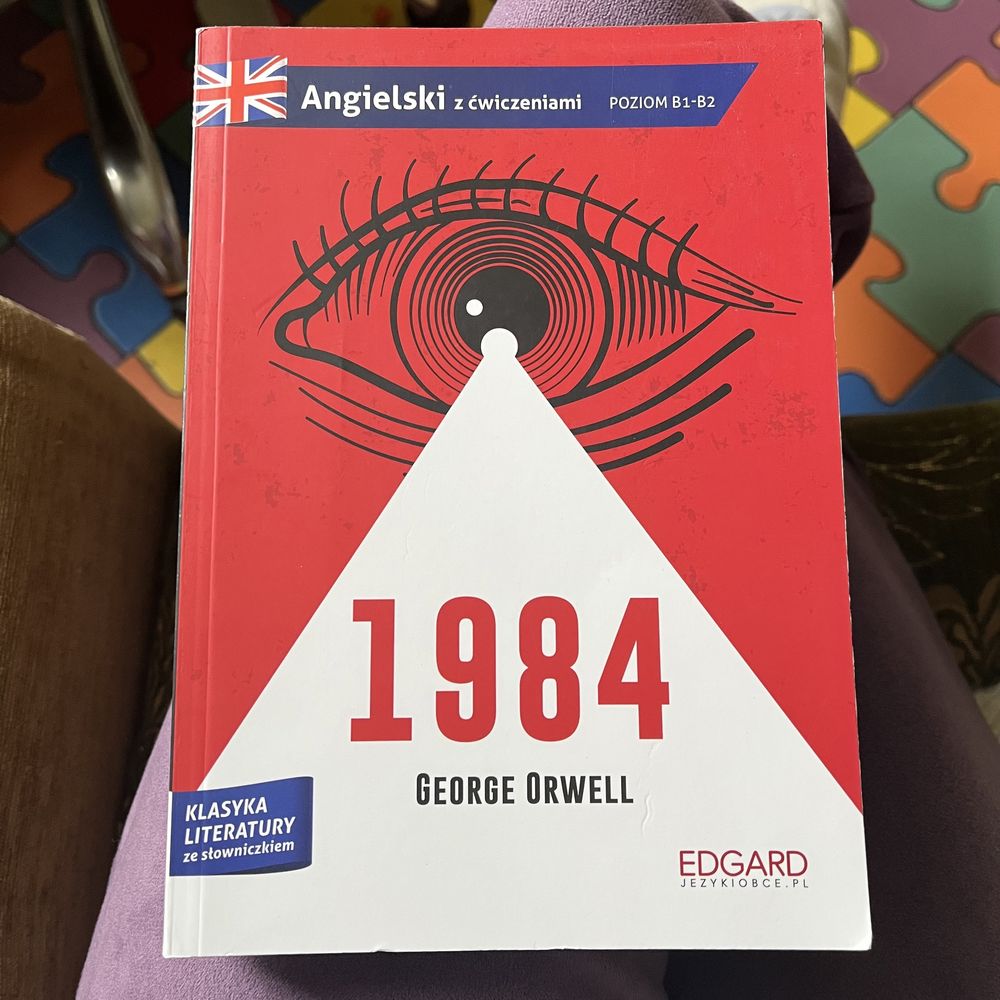 Книга Джордж Орвелл 1984 на английском и польском