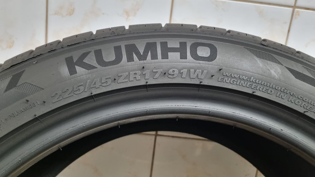 2 opony letnie 225/45 ZR17 91W Kumho Ecsta HS52