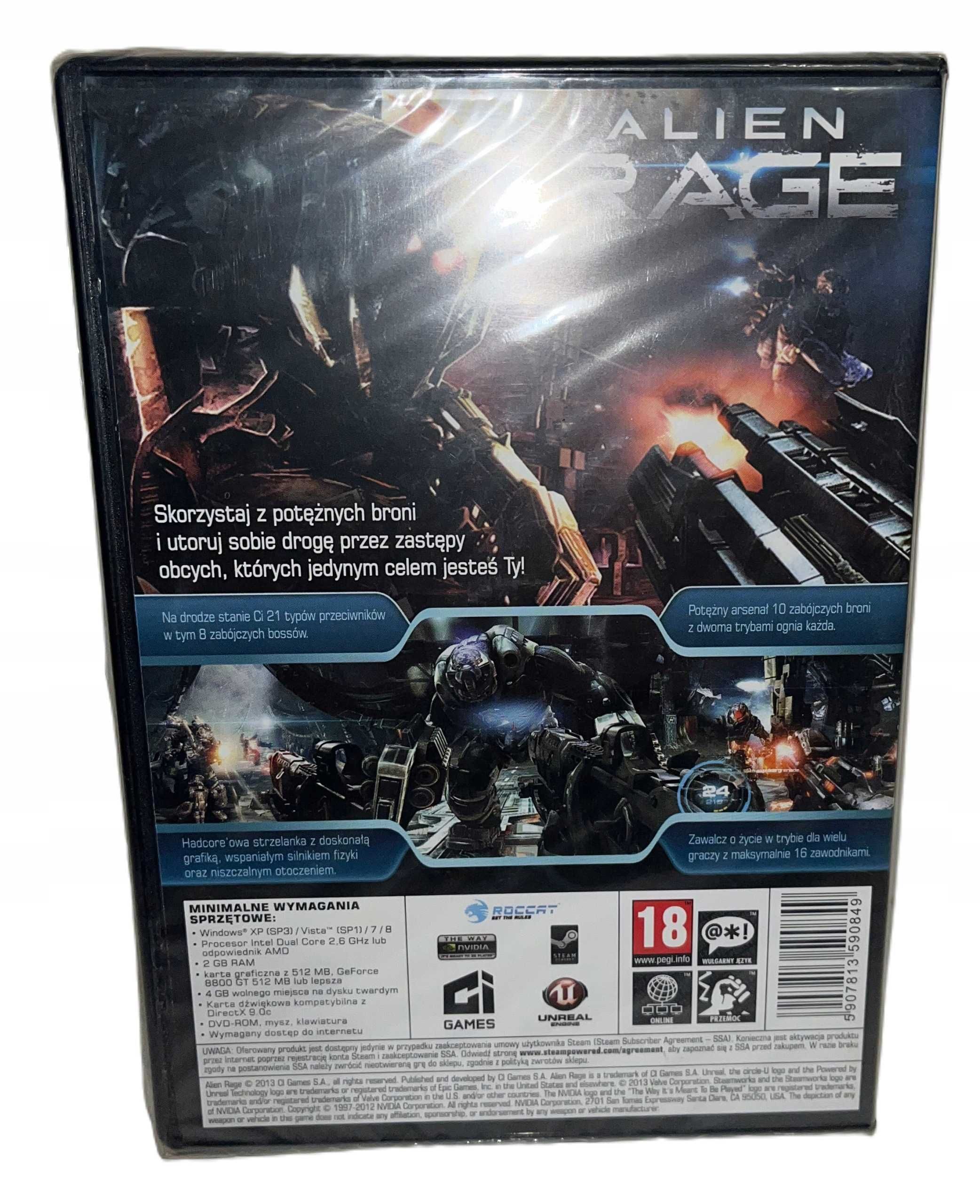 Alien Rage BOX PL - nowa w folii