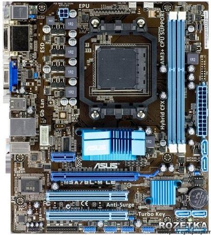 Материнская плата Asus M5A78L-M LE (sAM3+, AMD 760G, PCI-Ex16)