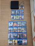 PS4 slim PlayStation 4, comando Sony, 6 jogos (retomo jogos PS1PS2PS3)