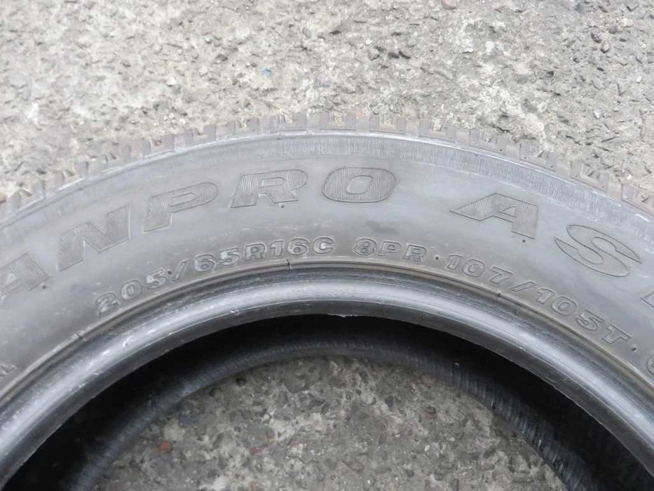 205/65 R16C 107/105T Maxxis VanProAS M+S 2штуки протектор 7.5-8мм