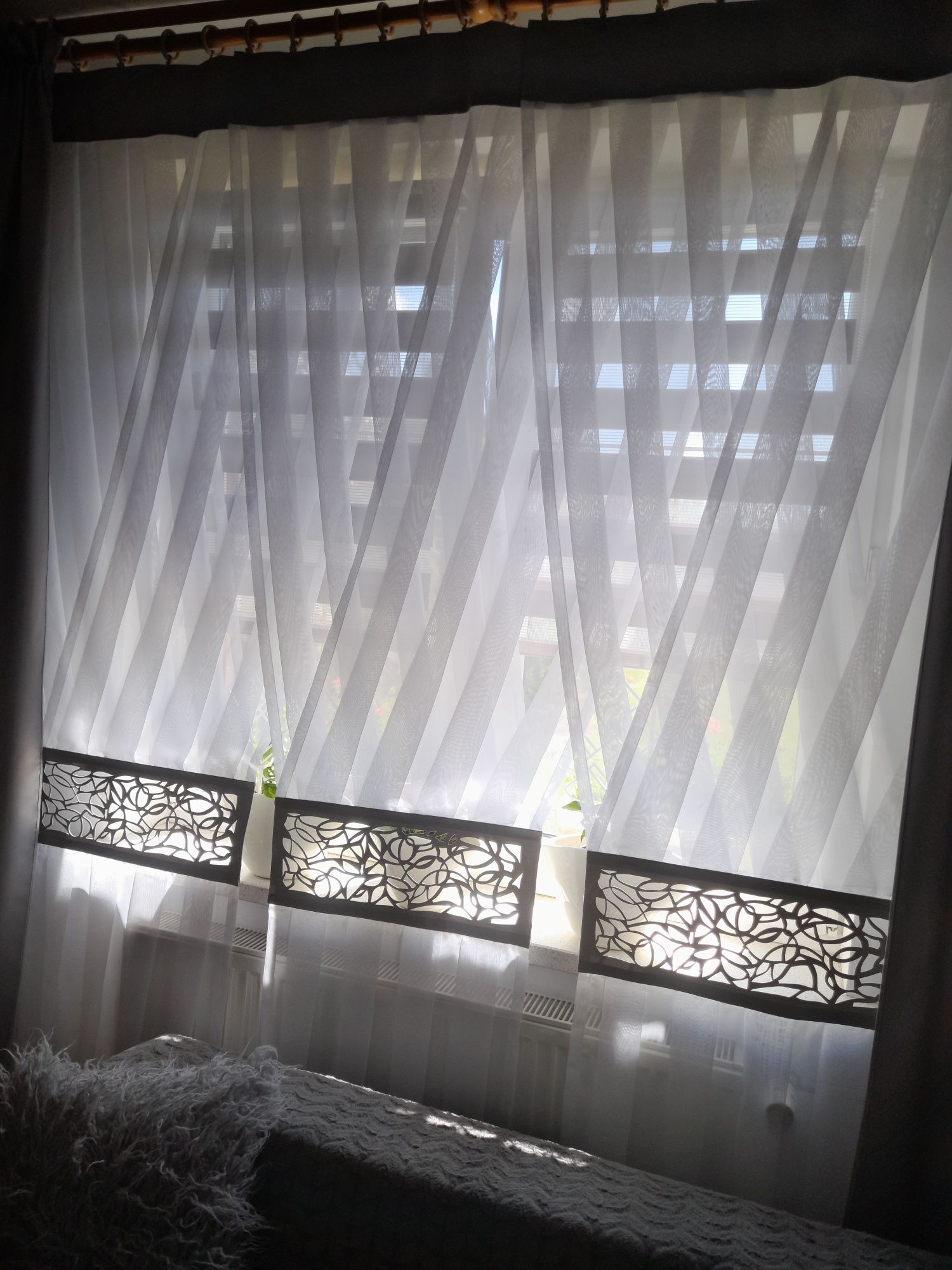 Panele,firany,V,3 szt.