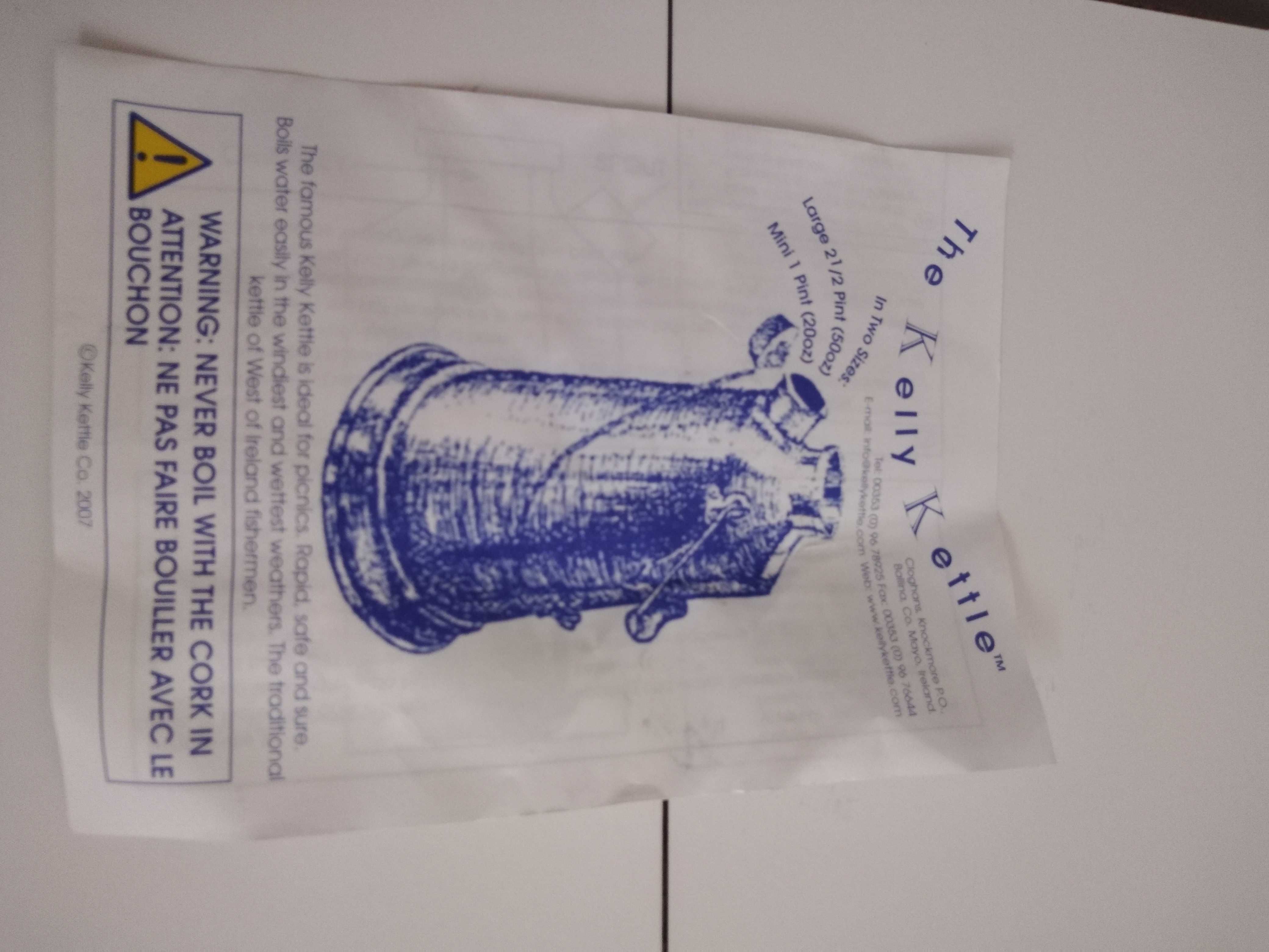 Fogareiro de campismo ecológico