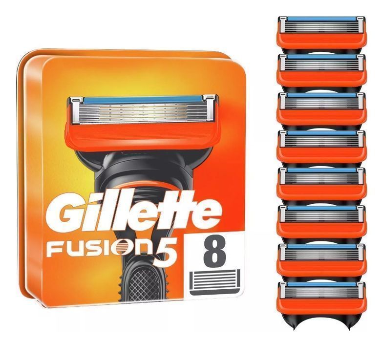 Wkłady żyletki wymienne do maszynki Gillette Fusion5 8 szt oryginał