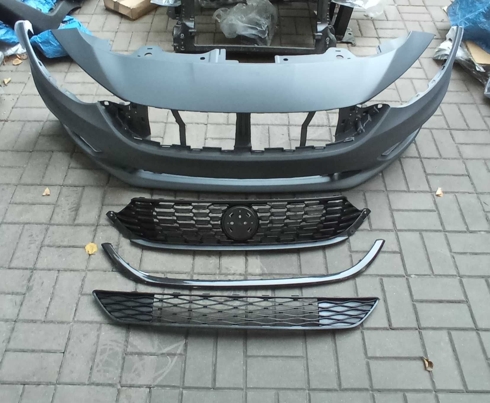 FIAT TIPO II zderzak + grill + kratka + listwa