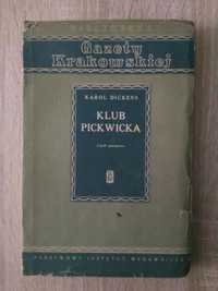 Książka Karola Dickensa -" Klub Pickwicka "