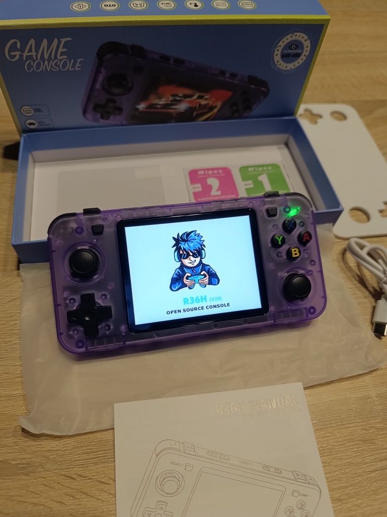 Konsola przenośna R36H 15000 gier GameBoy Pegasus PS1 emulator NOWA