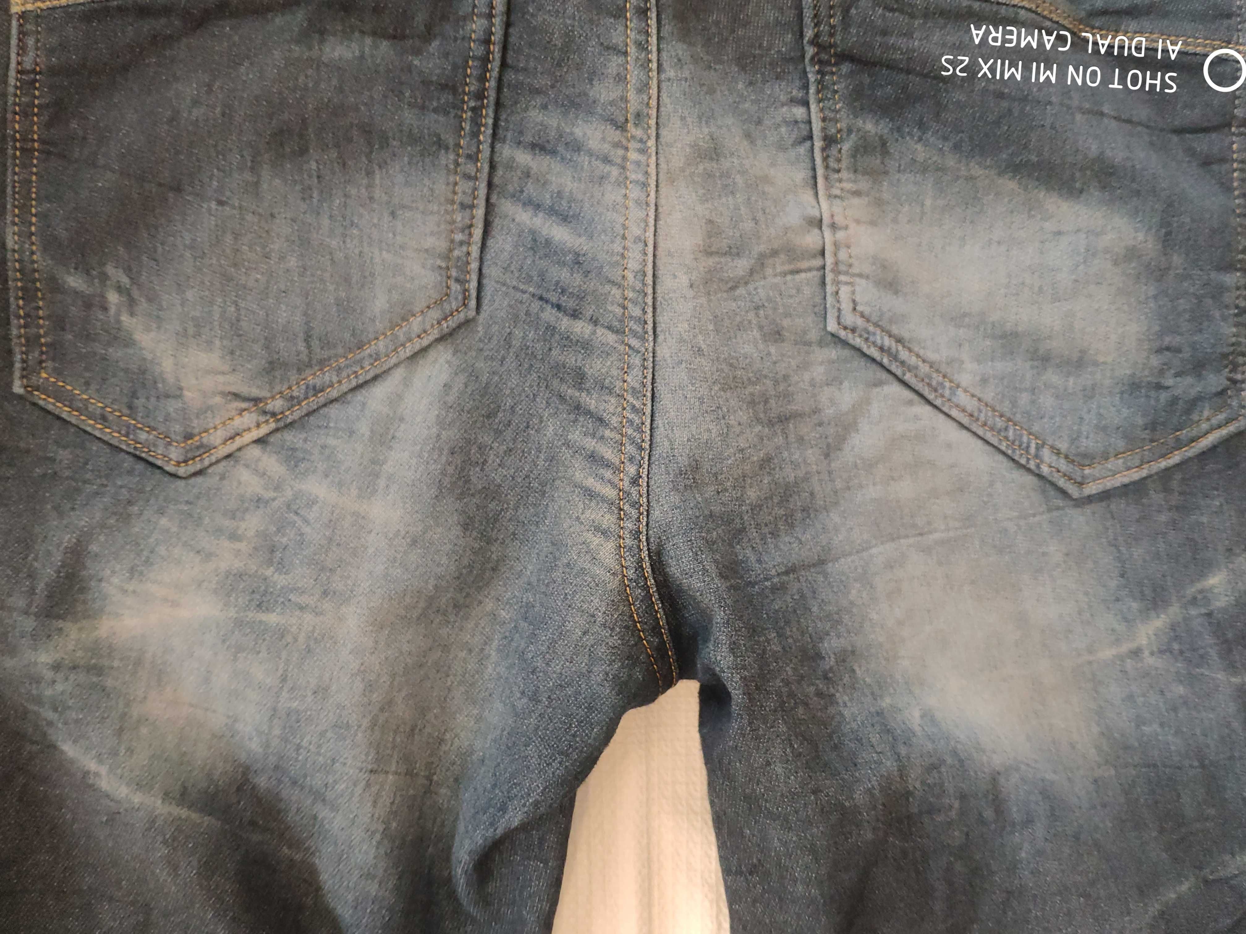 spodnie REEBOK Jeansy jak NOWE # W32  L34 # pas 89 cm