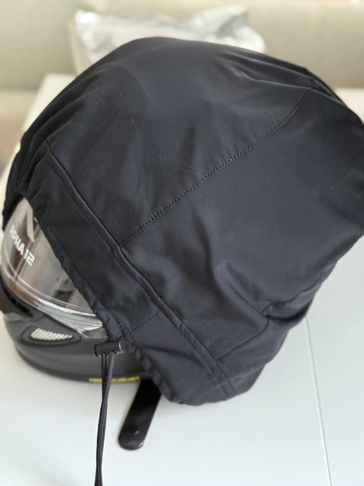 NOWY kask motocyklowy HJC czarny mat rozmiar M + interkom