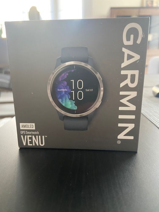 Smartwatch Garmin Venu (granatowo-srebrny)