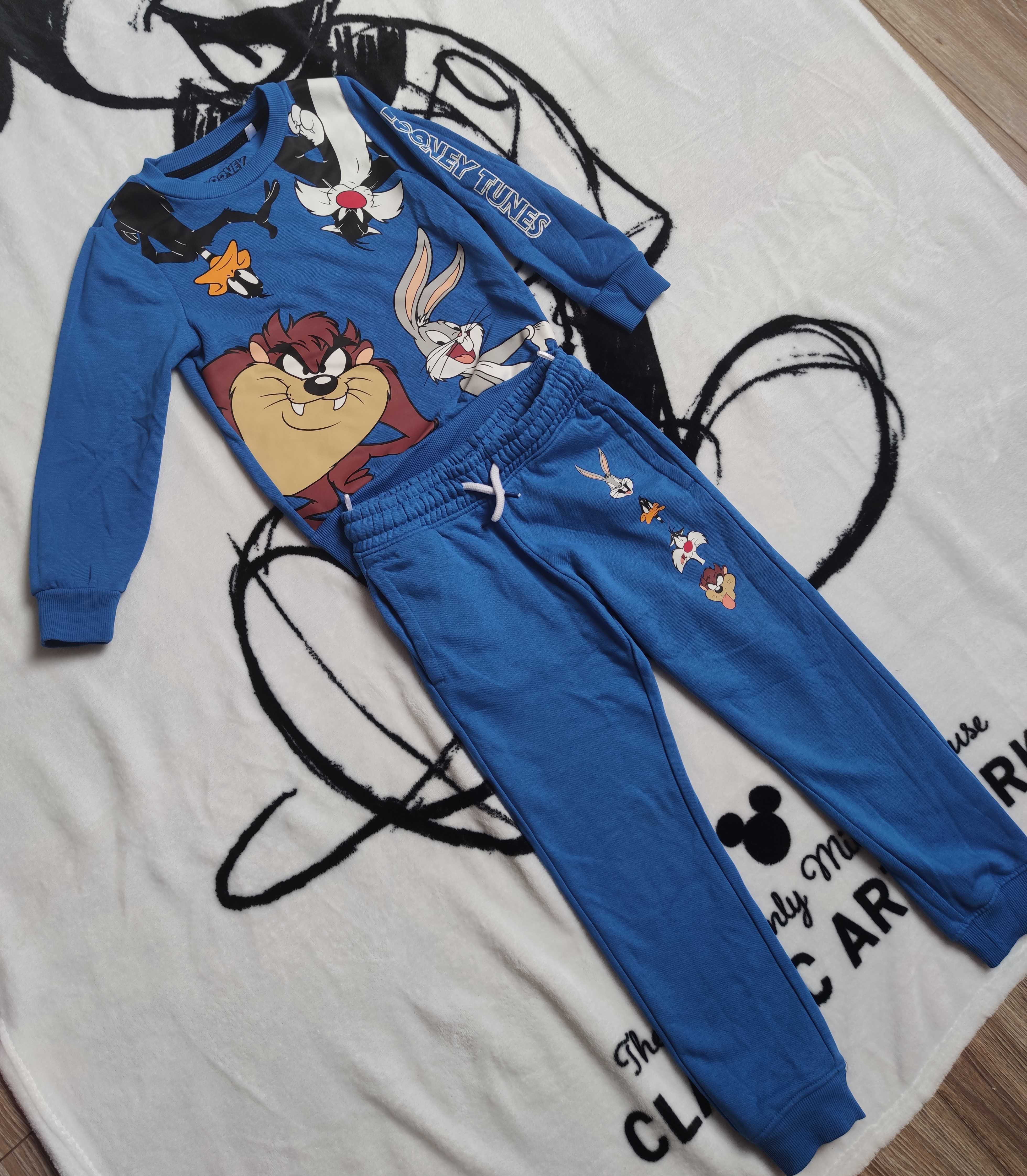 Dres C&A Looney Tunes rozmiar 116 Ocieplany