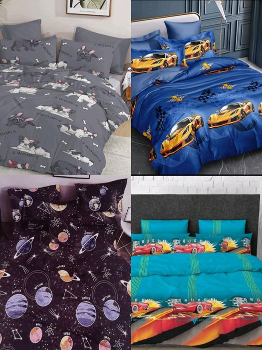 Комплекти постільної білизни підліткові. 100% бавовна. Бязь.