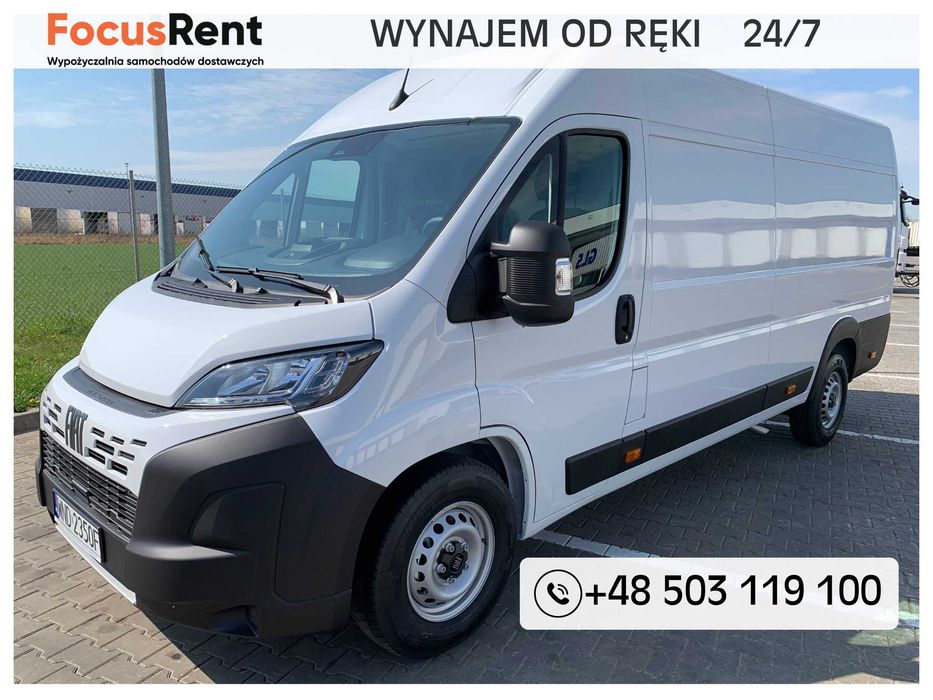 Wypożyczalnia aut dostawczych, Wynajem blaszaka dostawczaka Ducato 4m