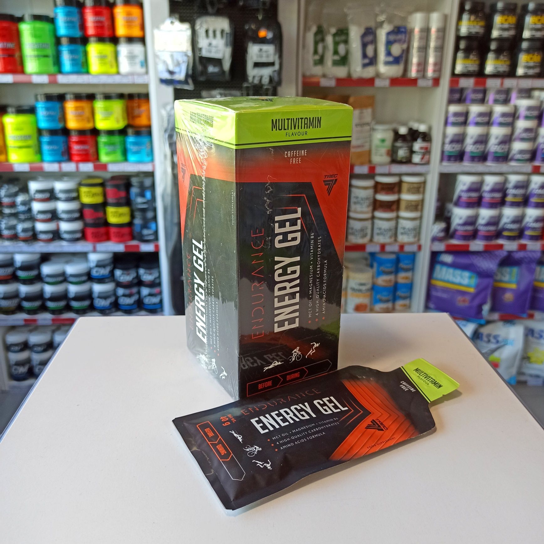 ZESTAW 10x Trec Energy GEL 60ml Żele Energetyczne Bez Kofeiny