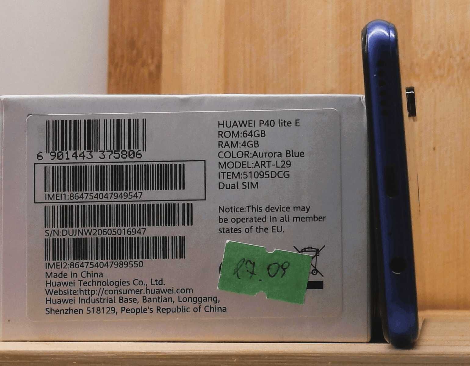 HUAWEI P40 LITE E 4/64GB Aurora Blue z google