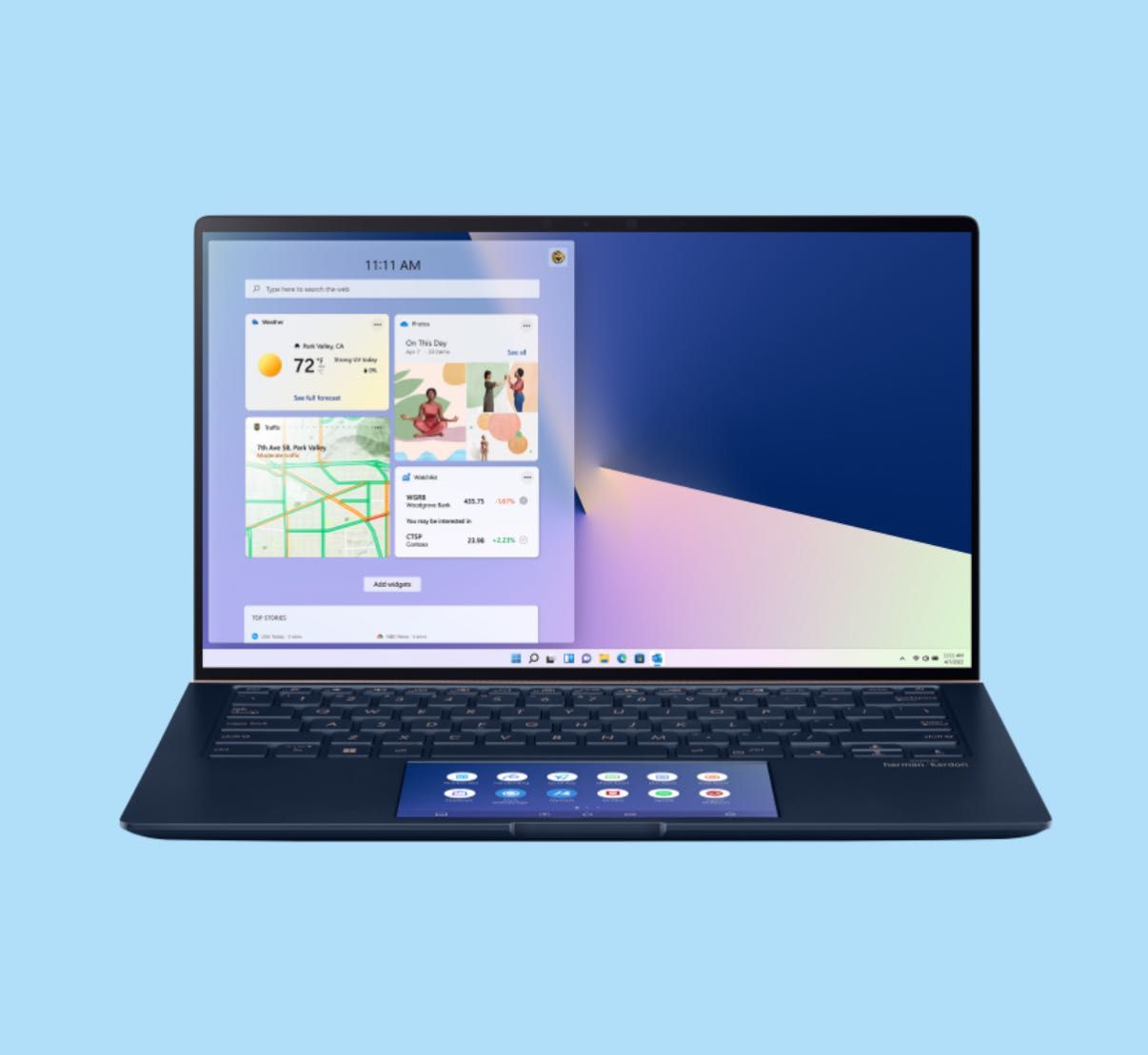 ASUS ZENBOOK i7 1TB SSD touch screen 2 ecrã