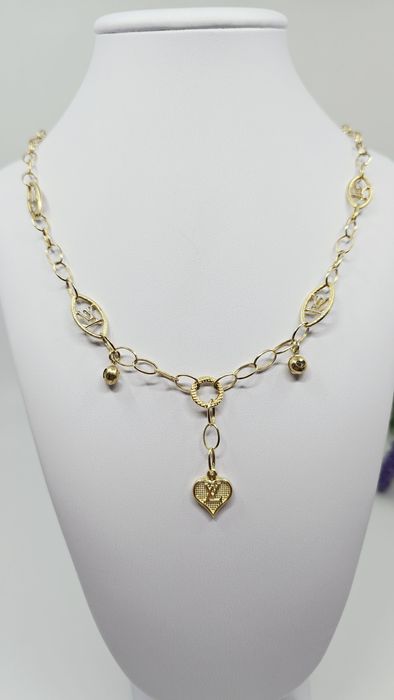 Złoty naszyjnik łańcuszek próba 585 14k