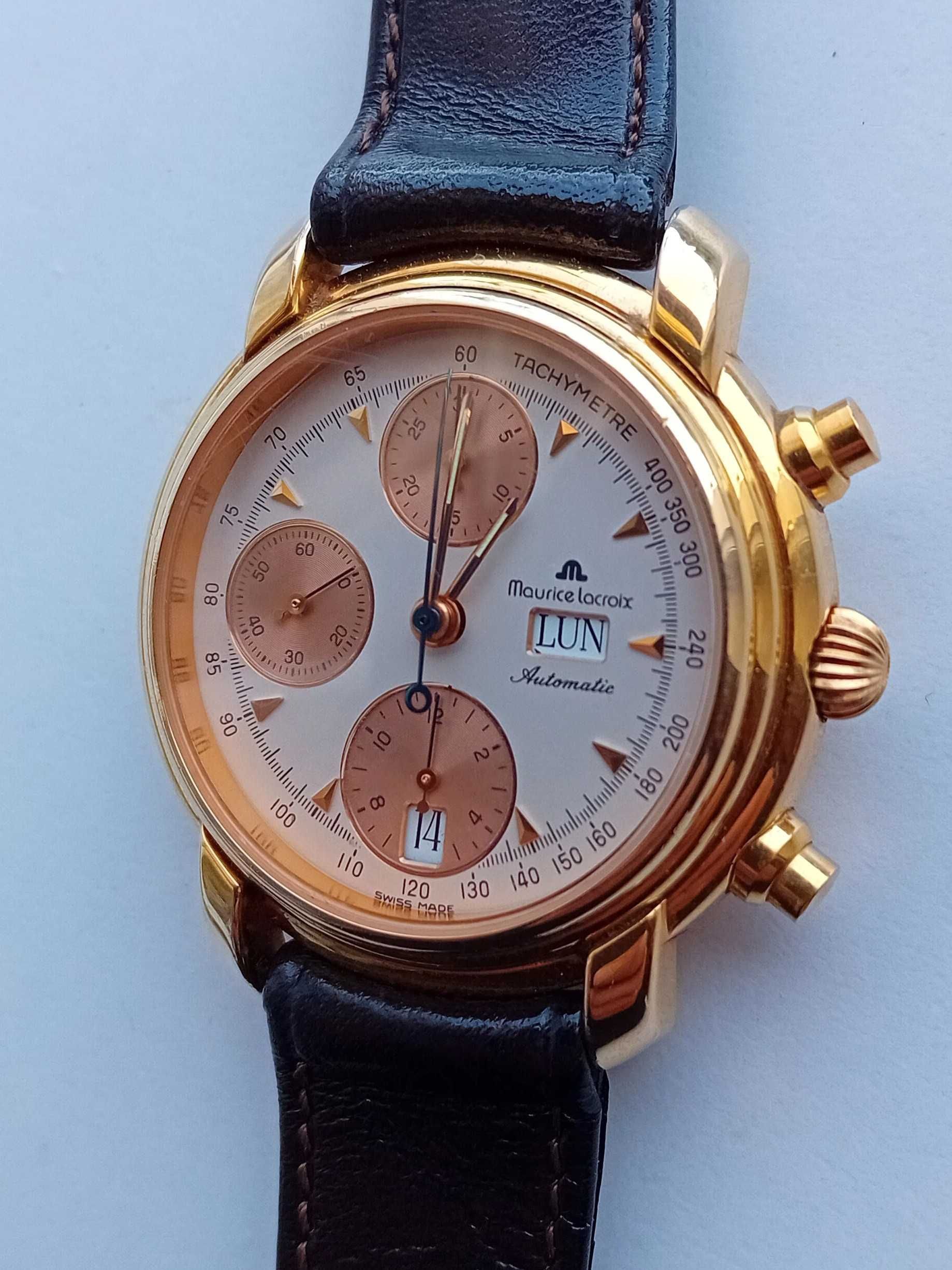 Maurice Lacroix Masterpiece Chronograf jak Omega