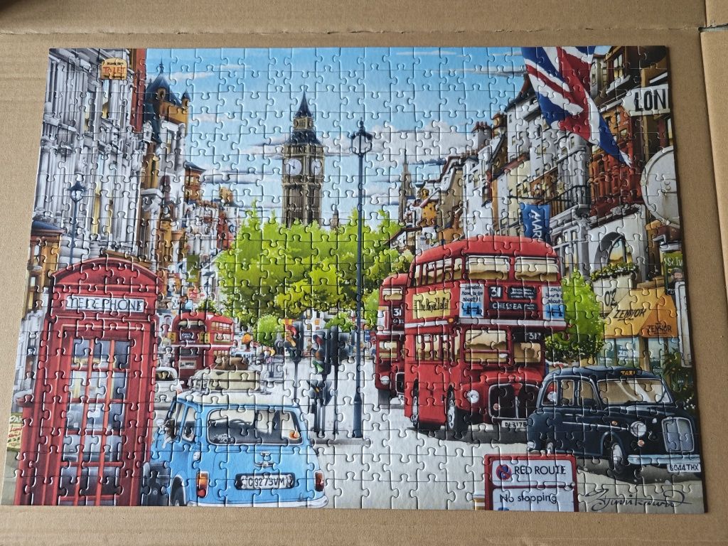 Puzzle 500 el "London Street" + gratis