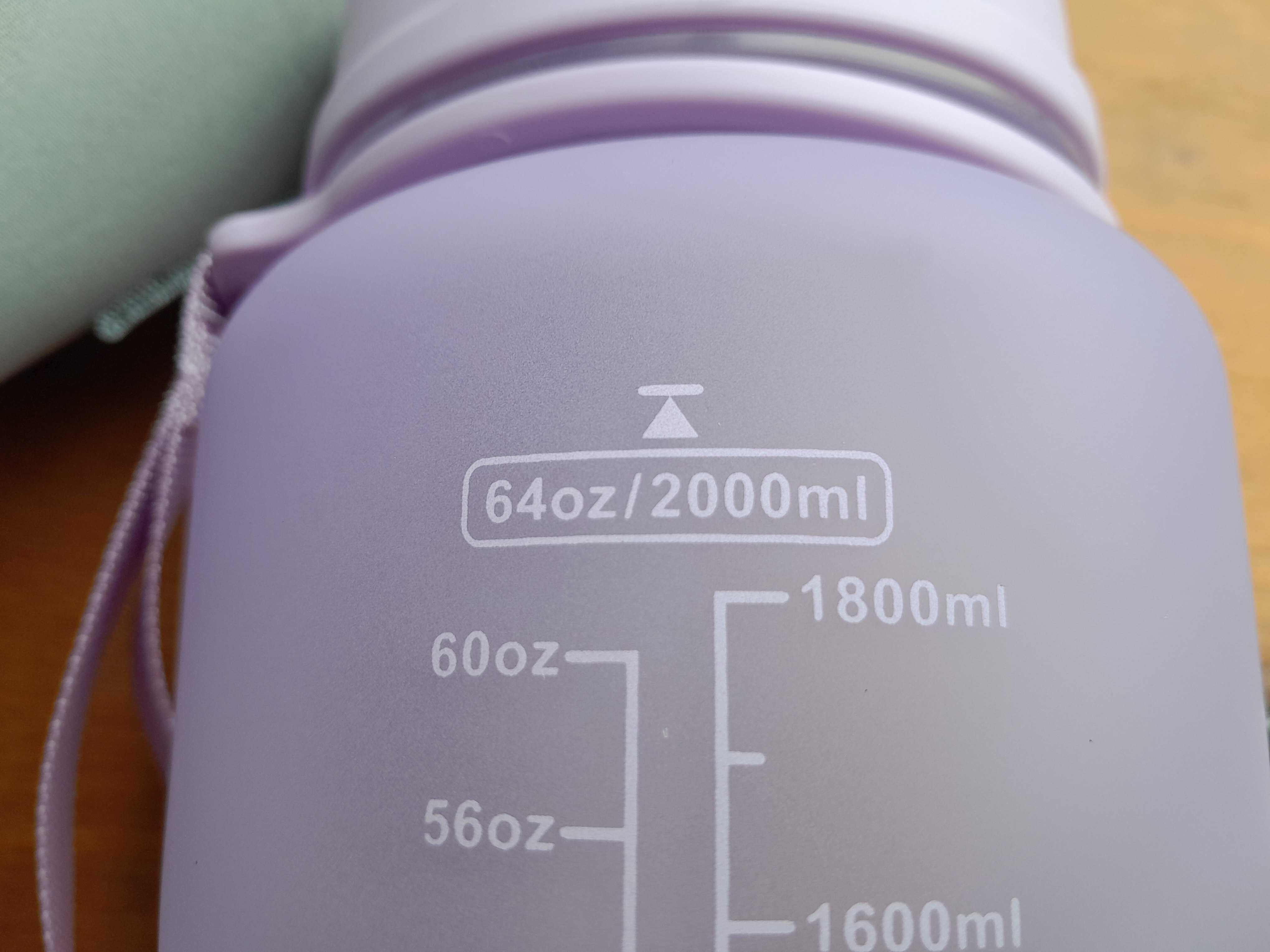 Sportowa butelka motywacyjna na wodę SHBRIFA 2 litry nowa outlet