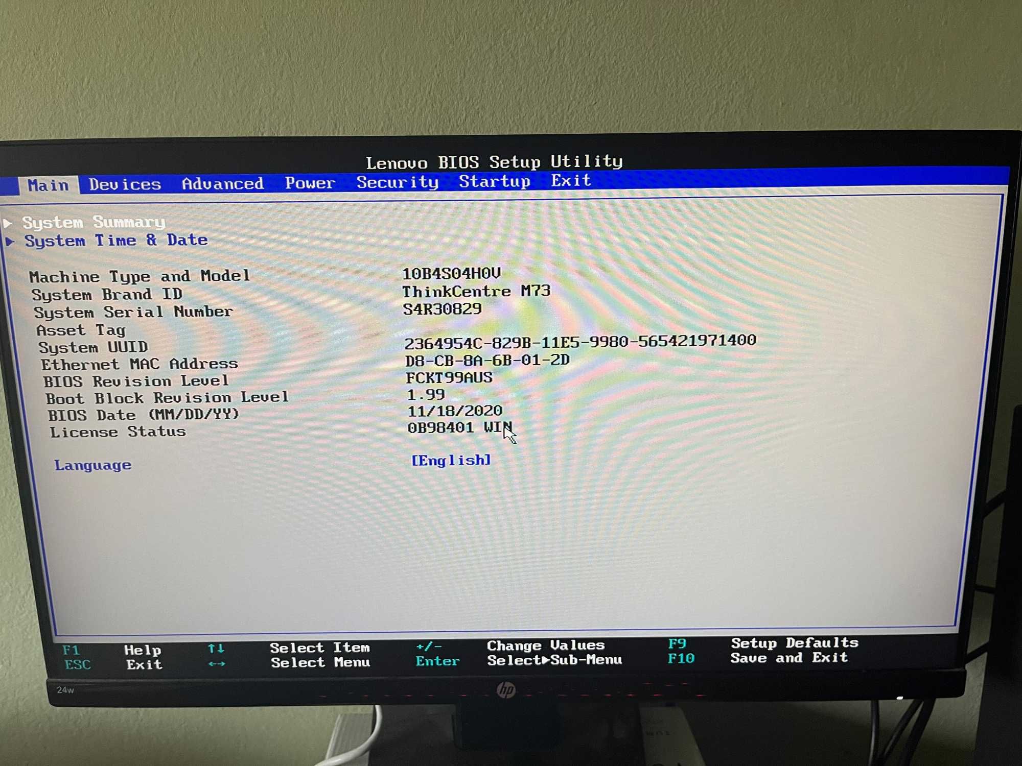 Komputer stacjonarny lenovo thinkcentre m73 SFF - i5 4460s 16 Gb ddr3