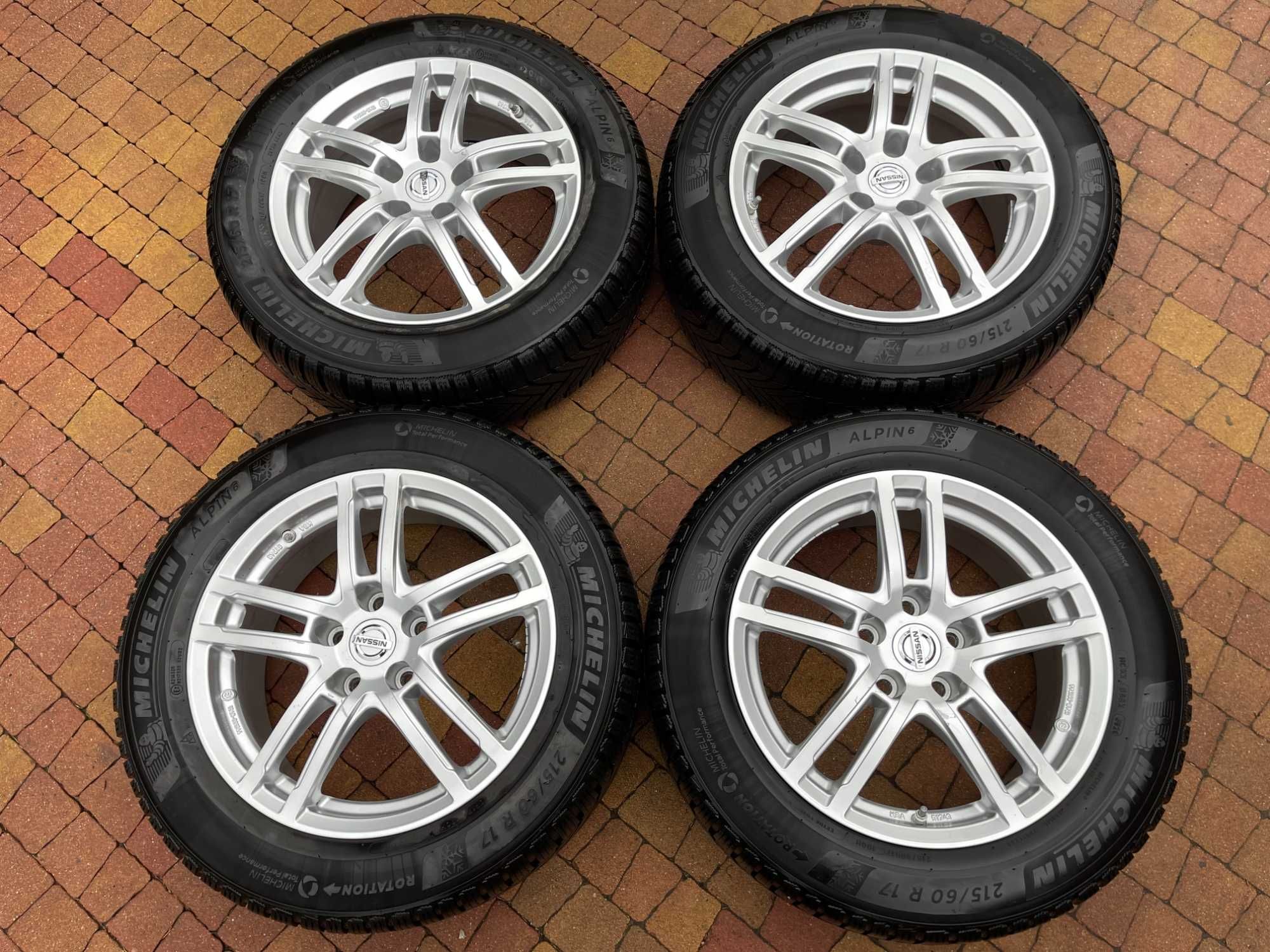 3793. Koła zimowe Nissan Juke Qashqai J10 J11 5x114.3 ET40 215/60/17