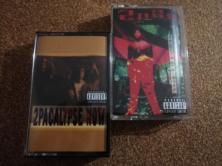 2PAC - 'Strictly 4 My NIGGAZ' , '2Pacalypse Now'' аудиокасета