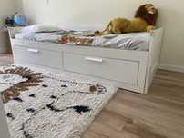 Cama solteiro com gavetoes
