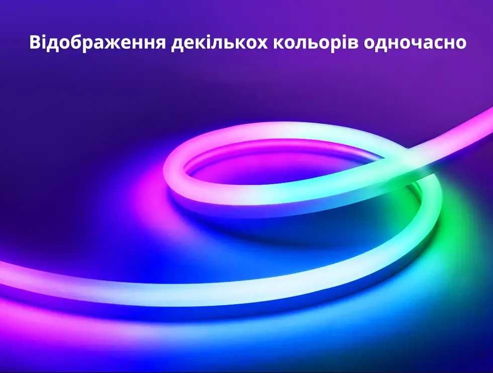 Світлодіодна стрічка Neon RGBIC Smart Led Bluetooth, 5V USB з пультом