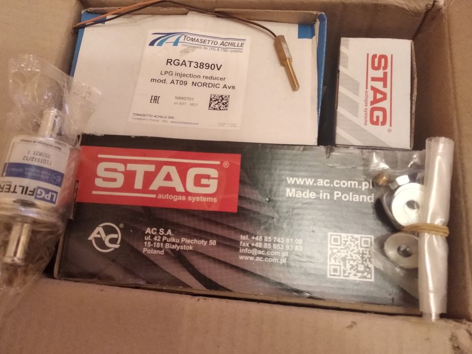 Гбо 4 Томасетто Stag kомплект новое