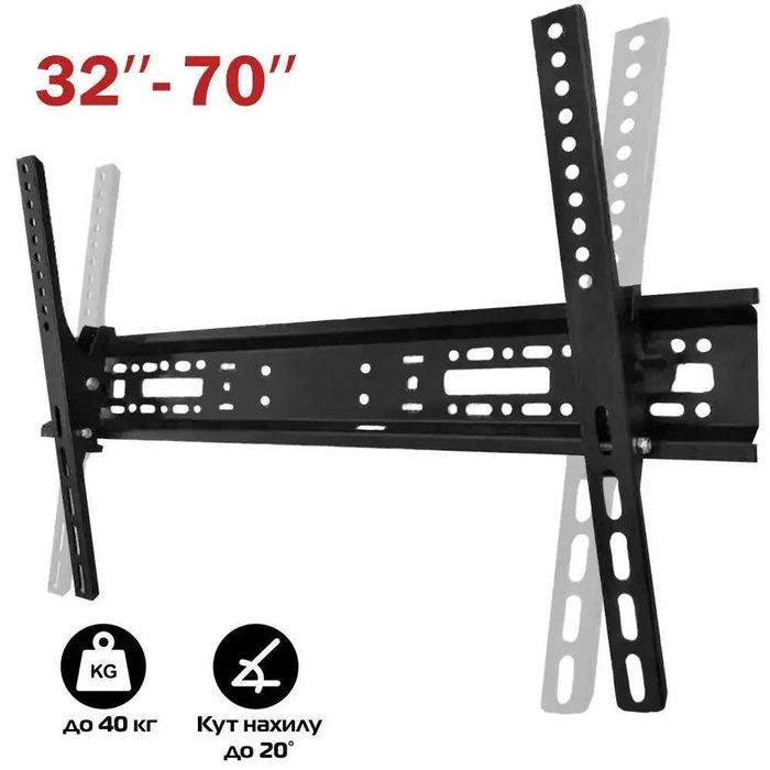 Кріплення телевізора 32-55-70" HT-003 тримач ТВ крепіж нахил