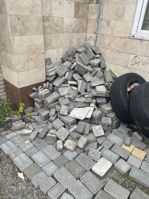 Поитка тротуарная серая 10м2